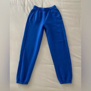 *SOLD* Scuba Mid-Rise Oversized Jogger *Regular, Cerulean Blue, XS